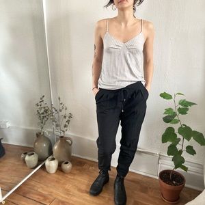 Dynamite Pinstripe Trouser Jogger Pant M